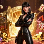 Engage with thrilling games at bl555 where the stunning casino scene features lively slot reels.