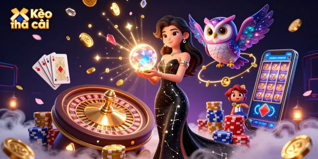 Experience Kèo nhà cái with stunning odds updates and dynamic player interactions in a captivating 3D scene.