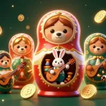 Tic88 casino scene with vibrant characters, crypto elements, and engaging visuals.