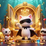 Experience thrilling chances at u888com with a vibrant 3D casino scene featuring iconic gaming symbols.