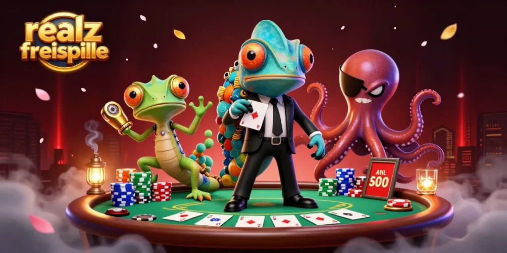 Spiele realz casino freispiele mit aufregenden 3D Charakteren und dynamischem Casinodesign.