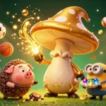 Engage in thrilling betting adventures with 789win as a golden mushroom wizard channels luck and treasure.