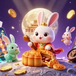 Play exciting games with CN3789 at a vibrant casino featuring a moon-themed scene.