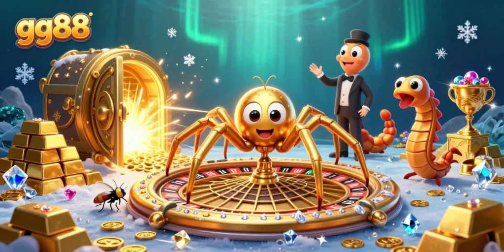 Engage in dynamic gameplay with gg88's thrilling features, including roulette and gold treasures.