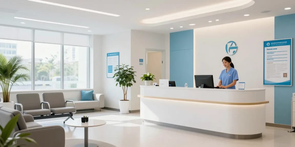 Psychiatric assessment at a modern health clinic providing professional mental health care.