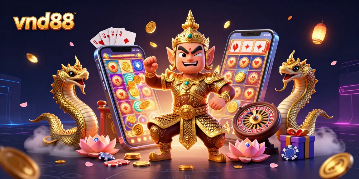 Join the excitement at vnd88 with animated guardians and slot games exploding with wins!