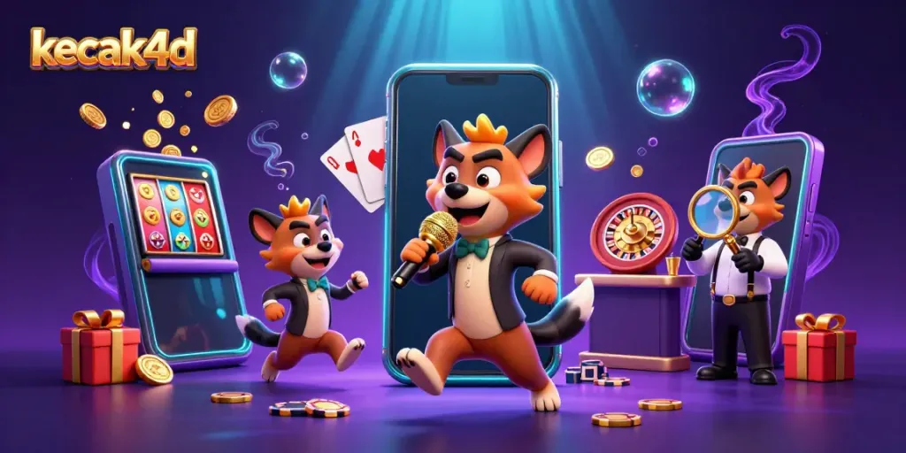 Engage with kecak4d's comedic casino experience featuring hyenas bringing humor to the gaming scene.