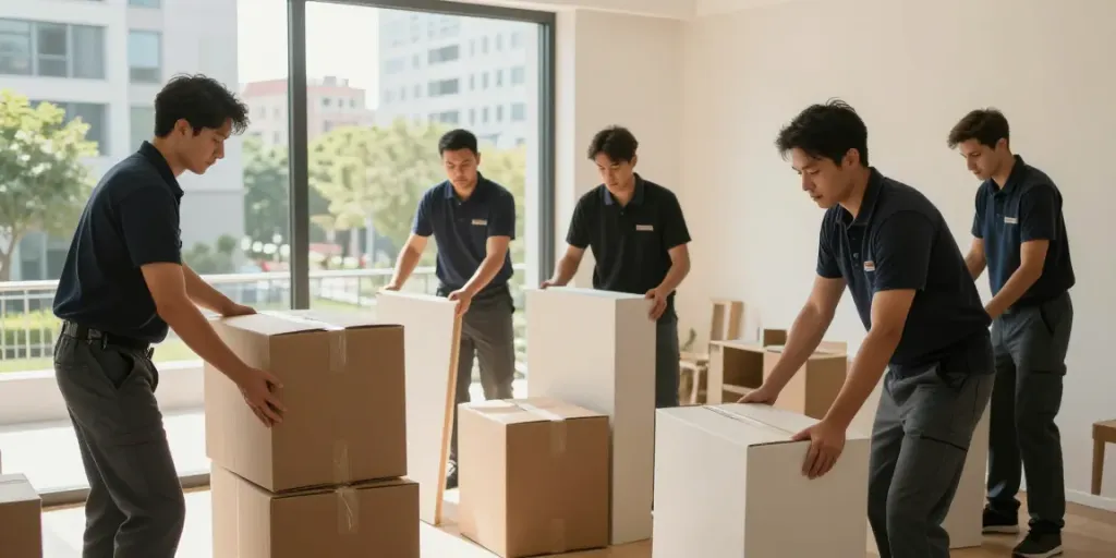 Entrümpler Wien bei der effizienten Wohnungsräumung mit erfahrenem Team in moderner Stadt.