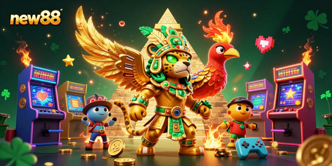 Experience thrilling action at new88 casino with vibrant gaming elements and captivating characters.