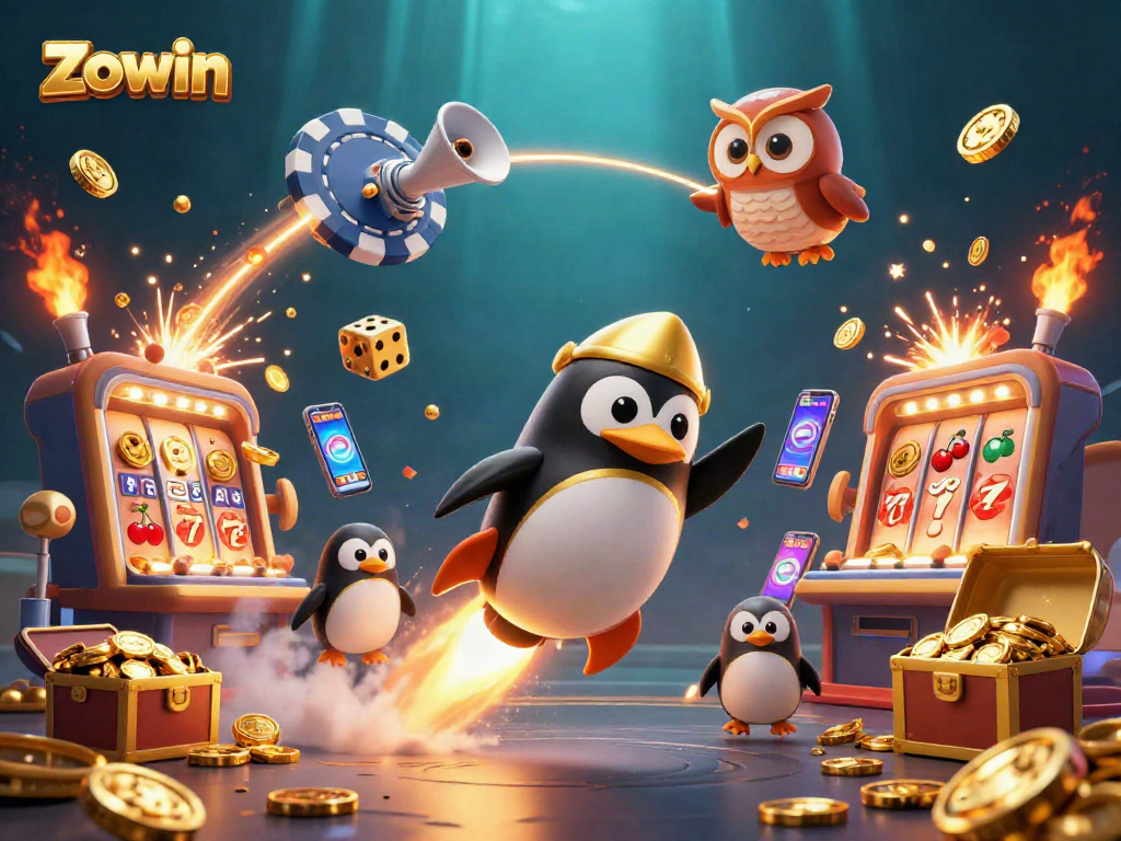 Zowin offers thrilling gameplay with colorful characters and jackpots in a vibrant online casino adventure.