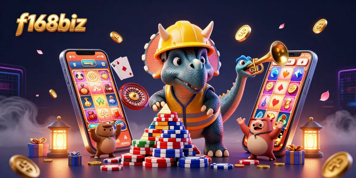 Experience winning excitement at f168biz with vibrant 3D casino characters and games