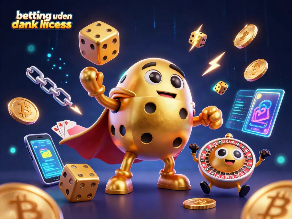 Betting uden dansk licens visualizes a vibrant 3D casino scene full of dynamic elements and gaming excitement.