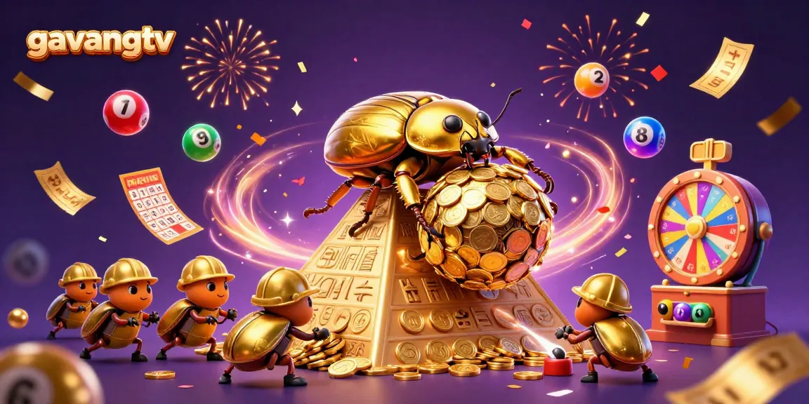 Experience thrilling gaming with gavangtv as golden beetles roll in a coin-studded adventure!