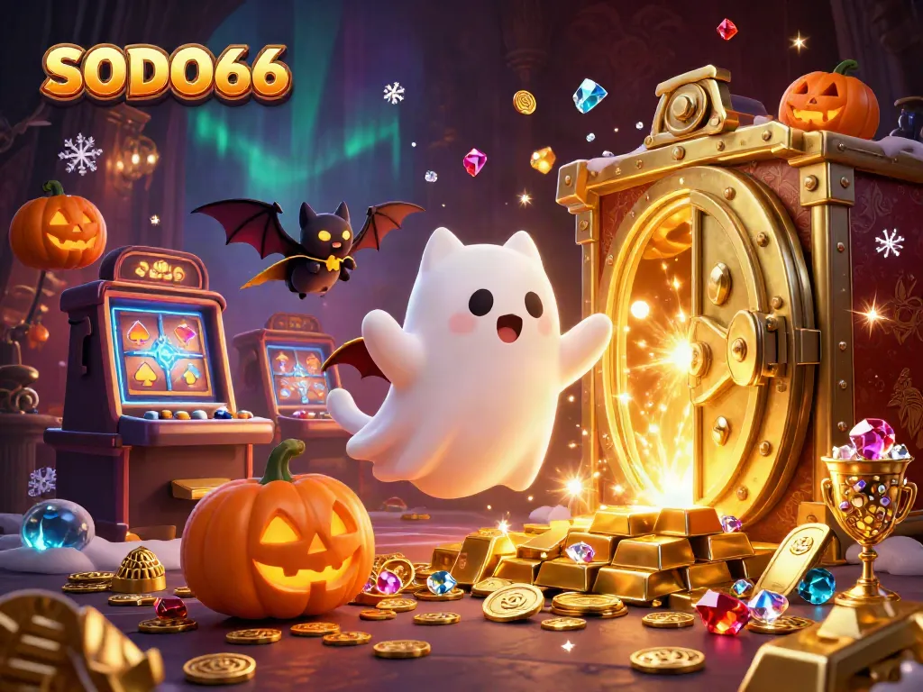 SODO66 invites players to experience a vibrant casino atmosphere filled with ghostly thrills and incredible rewards.