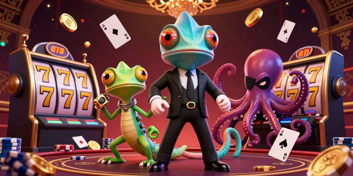 Megalive99 alternatif: Memenangkan taruhan dengan chameleon agen rahasia dan teman gecko berteknologi.