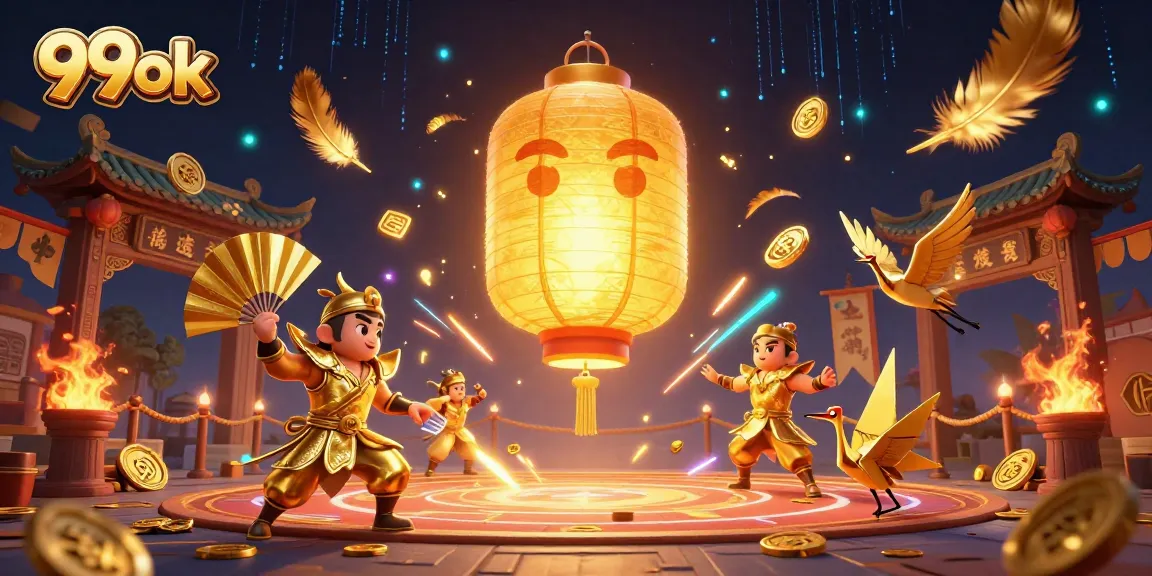 Bet on big wins with 99ok at a vibrant night market casino scene filled with excitement.