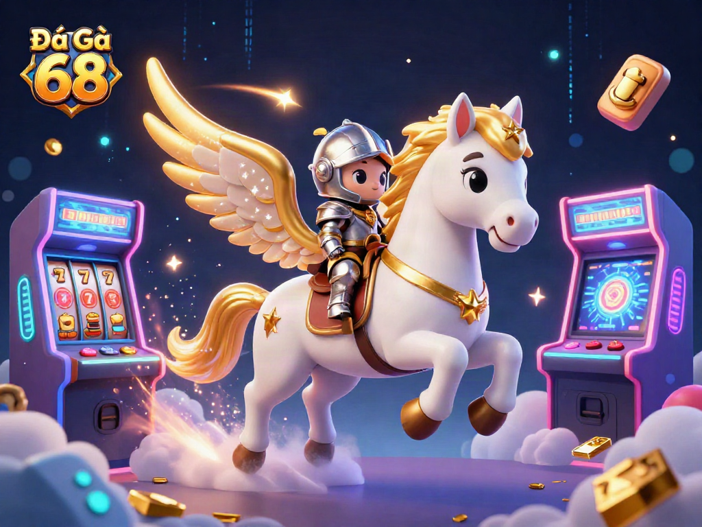 Engage in Đá Gà 68 action with a vibrant 3D casino illustration featuring intense gambling elements.