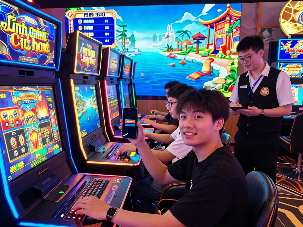 Engaged players celebrating at UK88 online gaming platform with dynamic casino atmosphere.