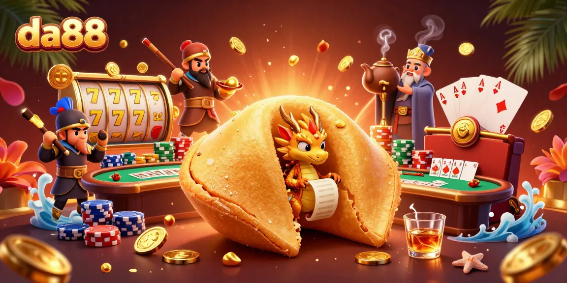 Experience winning spins at da88 with a vibrant scene of luck and fortune from the casino world.