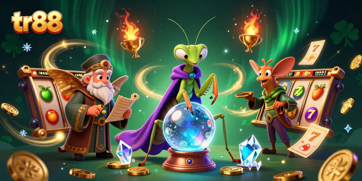 Spin the reels in tr88 with enchanting elements, showcasing vibrant slot game excitement and rich visuals.
