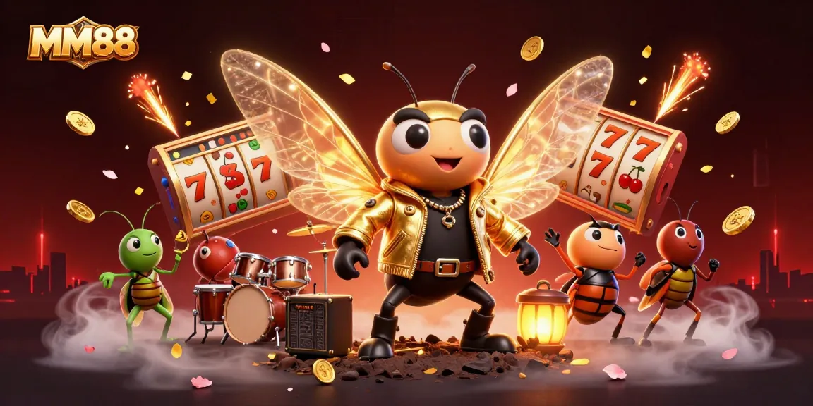 Experience the vibrant excitement of MM88 gaming with our ultra-detailed 3D casino illustration.