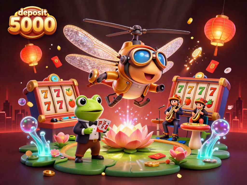 Experience thrilling action and excitement with deposit 5000 at our lively slot gaming scene.
