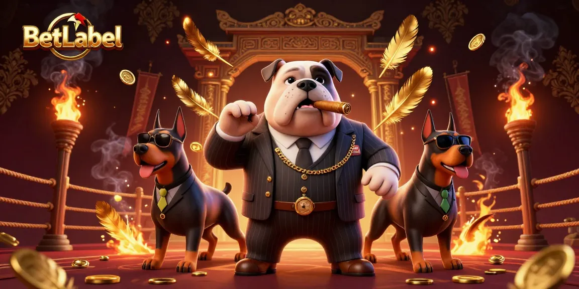 Spielen Sie aufregende Casino-Spiele bei BetLabel mit einer 3D-Cartoon-Szene voller Action.