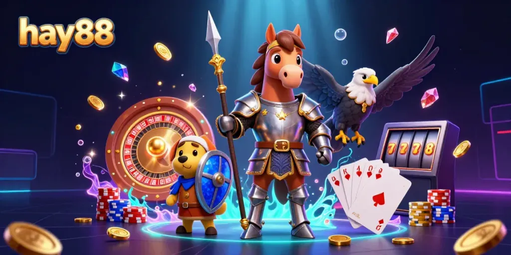 Experience the thrill of gaming at hay88 with knights, golden coins, and lucky slots!