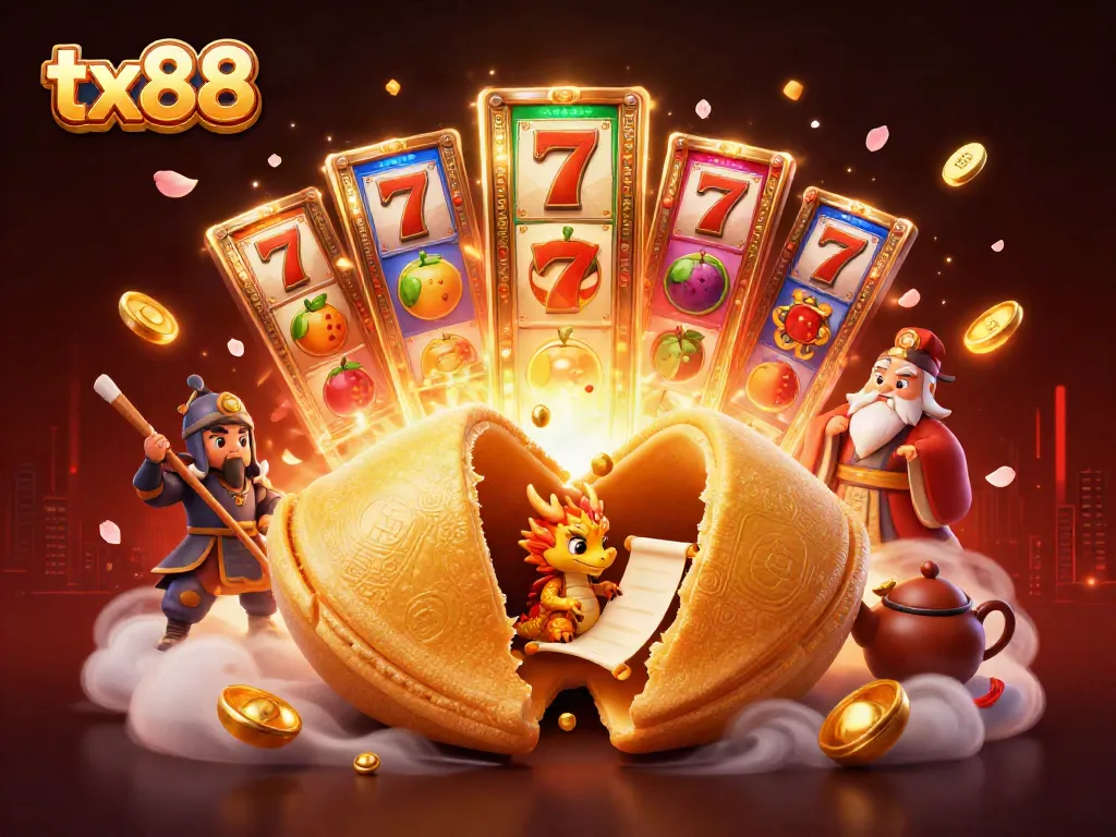 Experience the thrill of tx88 casino gaming with dynamic slot reels and mythical characters.