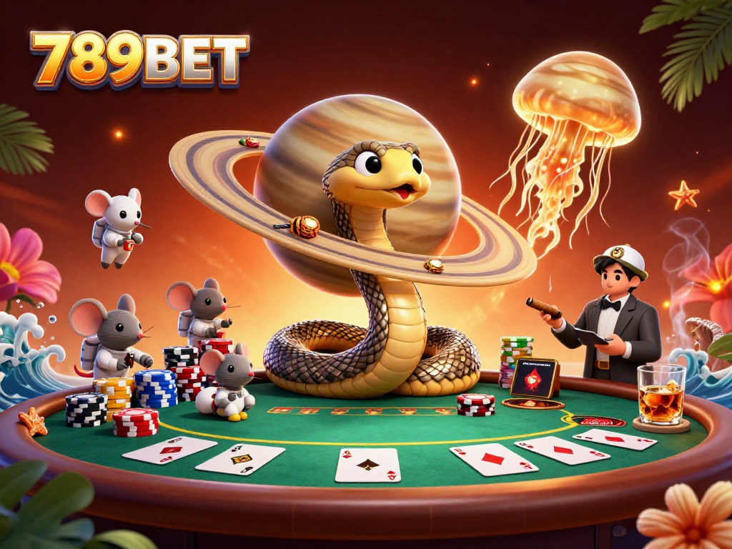 Experience the thrilling bets on 789BET with an imaginative cosmic casino adventure.