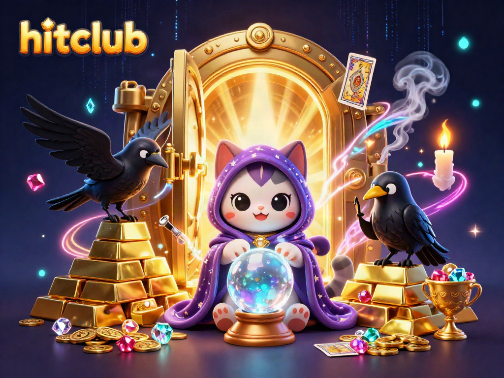Engage with the hitclub experience through a vibrant casino world filled with mystical characters and treasures.