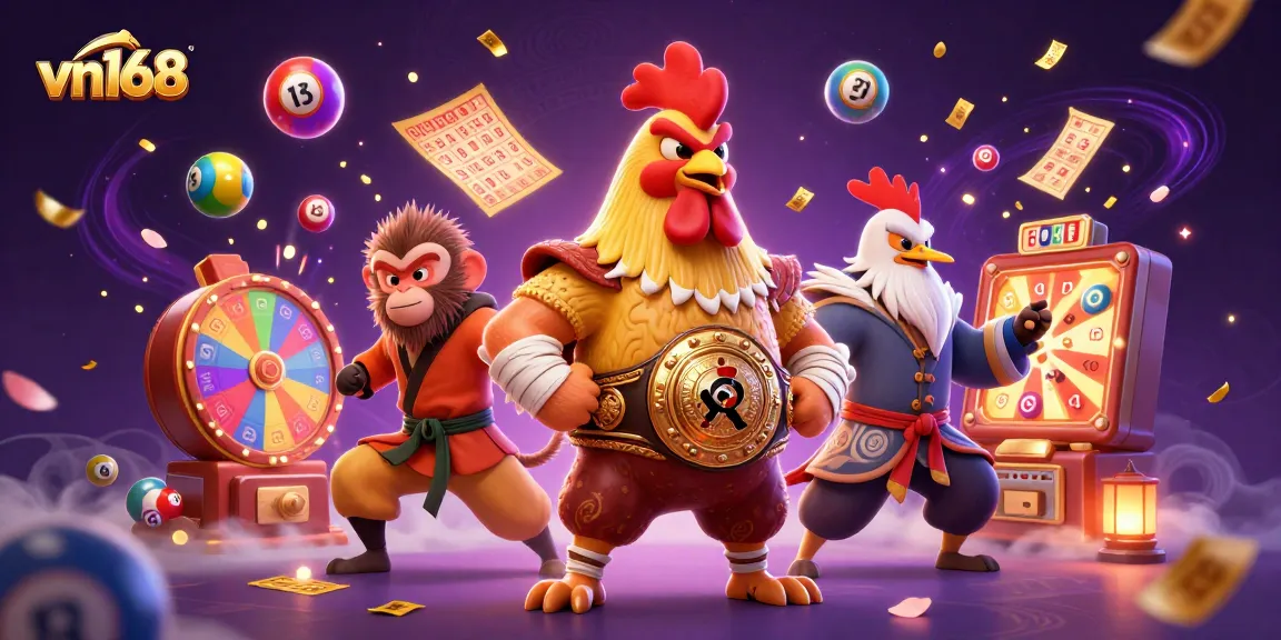 Experience thrilling action with vn168 in a vibrant casino scene filled with dynamic game elements.