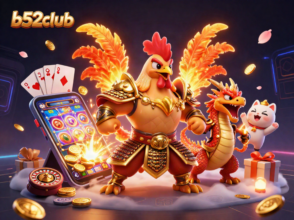 b52club invites players to win big with a lively gaming scene featuring warriors and exciting slot games
