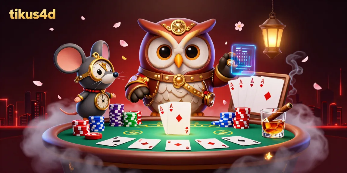 Experience the thrilling world of tikus4d with dynamic casino action and unique gaming elements in a vibrant 3D illustration.