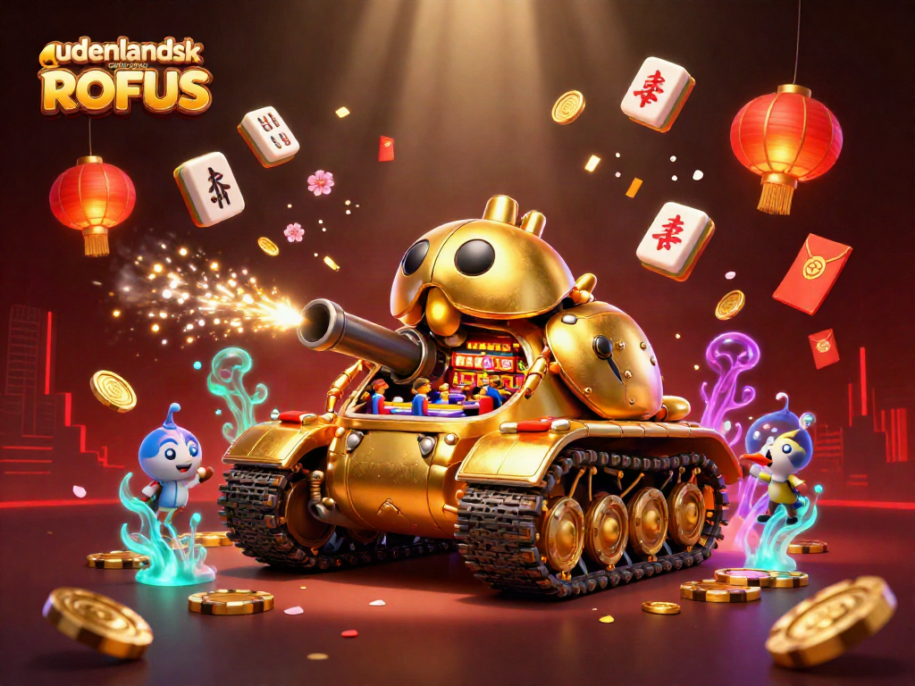 Experience the excitement of udenlandsk casino uden ROFUS with a vibrant 3D casino scene full of visual detail.