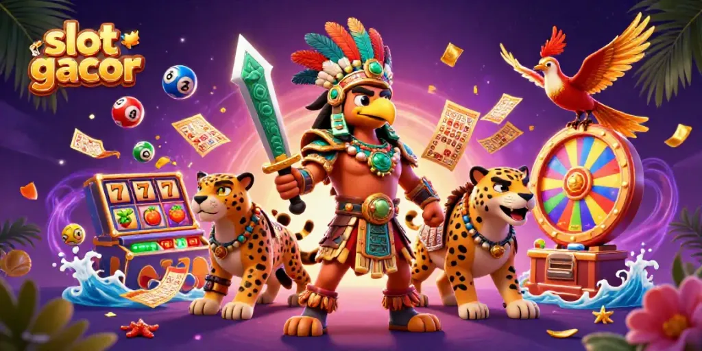 Experience thrilling slot gacor action with colorful symbols and dynamic gameplay.