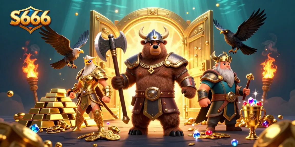 Experience thrilling wins at S666 with dynamic casino gaming action featuring vibrant treasures.
