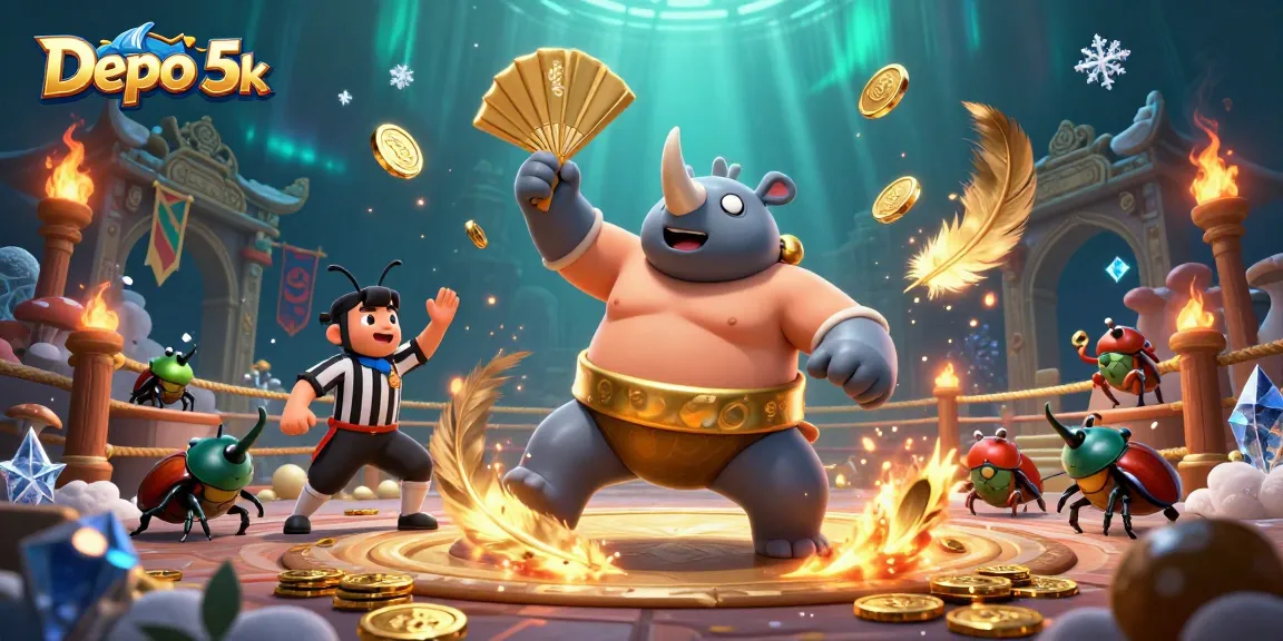 Menangkan cuan dengan Depo 5k dalam permainan slot seru dan inovatif yang mudah dimainkan.