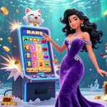 Experience the thrill of winning at bl555 with jackpot slots and interactive gameplay in this vibrant casino illustration.