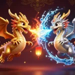 Experience thrilling gameplay in a casino ohne oasis with vibrant dragons and slot elements.