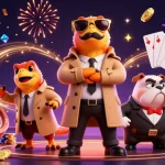 Experience thrilling gameplay at phimhayok with vibrant casino elements and animated characters.
