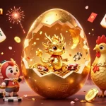 Win big at 789wincom with a stunning illustration of a golden dragon and poker chips