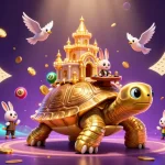 Experience the excitement of xổ số 88aa with colorful lottery elements and a vivid casino setting.