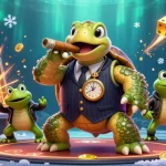 Experience the excitement of OPEN88 with a lively 3D cartoon scene featuring a snapping turtle and bullfrog enforcers.